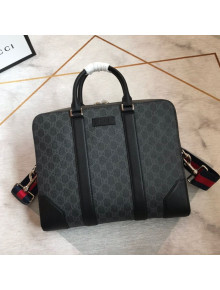 Gucci Men's GG Black Briefcase 474135 2020