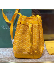 Goyard Petite Flot Bucket Bag Yellow 2020