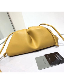 Bottega Veneta The Mini Pouch Soft Clutch Bag in Ginger Calfskin 2020 585852   
