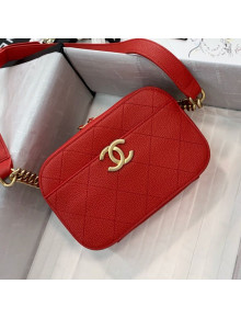 Chanel Grained Calfskin Waist Bag/Belt Bag AS0311 Red 2019