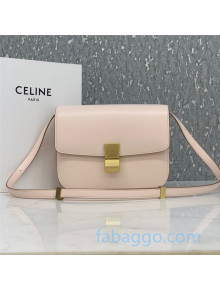 Celine Medium Classic Bag in Box Calfskin 8007 Light Pink 2020 (Top quality)