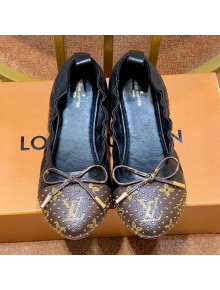 Louis Vuitton Studde Monogram Canvas and Leather Flat Ballerinas  2019