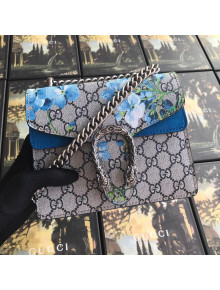 Gucci Dionysus GG Canvas Flora Mini Bag 421970 Blue 2021