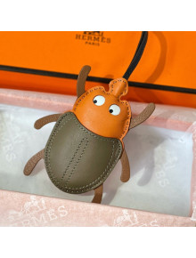 Hermes Lambskin Beetle Bag Charm 2022 03