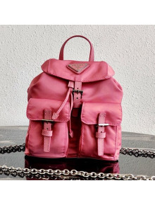 Prada Nylon Mini Backpack 1BH029 Pink 2021