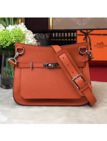 Hermes Jypsiere 28cm/34cm Bag in Original Togo Leather Orange