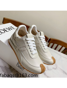 Loewe Suede & Calfskin Sneakers White 2021 111737