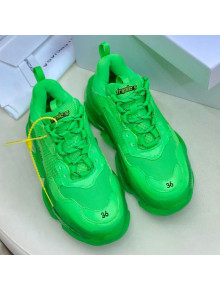 Balenciaga Triple S Sneakers Green 01 2020