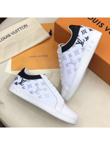 Louis Vuitton Luxembourg Monogram Leather Sneakers Black 2019 (For Women and Men)
