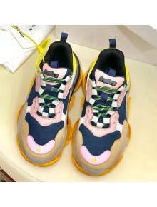 Balenciaga Triple S Sneakers Pink/Blue/Yellow 04 2020