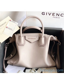 Givenchy Small Antigona Soft Bag in Smooth Leather Grey 2020