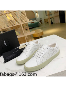 Saint Laurent Calfskin Star Sneakers White 2021 111877