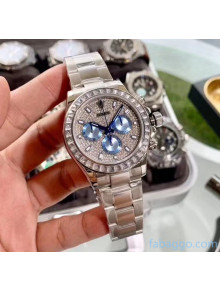 Rolex Oyster Perpetual Cosmograph Daytona Watch 40mm Silver 2020(Top Qaulity)