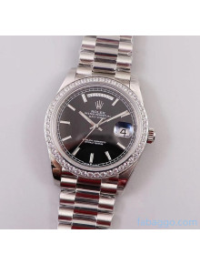 Rolex Datejust Watch 40mm With Crystal Silver/Black 2020 Top Quality 