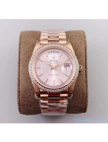 Rolex Datejust Watch 40mm With Crystal Pink Gold/Pink 2020 Top Quality 