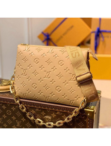 Louis Vuitton Coussin PM Bag in Monogram Leather M57790 Beige 2021