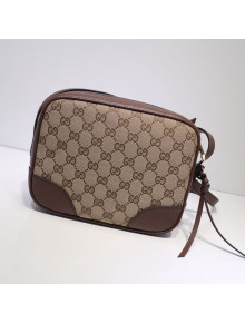 Gucci GG Canvas Camera Bag 387360 Dark Brown 2021