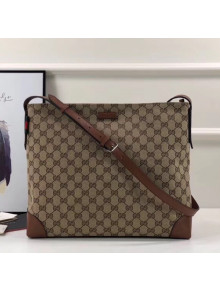 Gucci GG Supreme Canvas Messenger Bag 308930 Brown