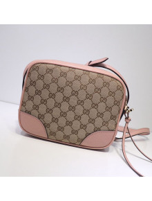 Gucci GG Canvas Camera Bag 387360 Pink 2021
