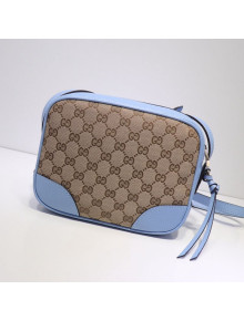 Gucci GG Canvas Camera Bag 387360 Blue 2021