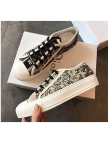 Dior Walk'N'dior Sneaker Embroidered with Black Toile de Jouy 2019