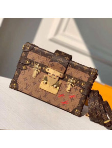 Louis Vuitton Petite Malle Box Shoulder Bag M44154 Monogram Reverse Canvas 2019