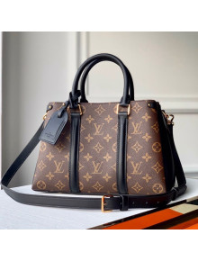 Louis Vuitton Monogram Canvas Soufflot BB Open Top Handle Bag M44815 Black 2019