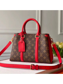 Louis Vuitton Monogram Canvas Soufflot BB Open Top Handle Bag M44815 Red 2019