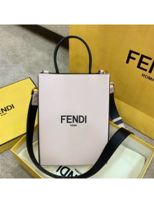 Fendi Pack Leather Small Shopping Bag Pink 2021
