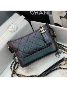 Chanel Small Iridescent Aged Calfskin Gabrielle Hobo Bag A91810 2019
