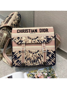 Dior Diorcamp Messenger Bag  in Multicolor Tie & Dior Embroidery 2020 