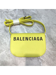 Balenciaga Ville Day Shoulder Bag XS Yellow 2019