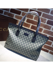 Gucci GG Canvas Tote Bag 211137 Blue 2021