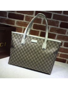 Gucci GG Canvas Tote Bag 211137 White 2021