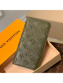 Louis Vuitton Brazza Wallet in Monogram Seal Leather M80503 Green 2021