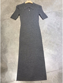 Women Knitted Long Dress WD021905 Grey 2022