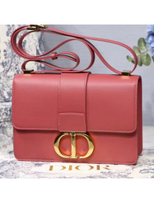 Dior 30 Montaigne CD Flap Bag in Smooth Sienna Pink Calfskin 2019