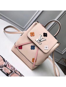 Louis Vuitton Monogram Flower Calfskin Lockme Backpack Bag Mini M53079 2018