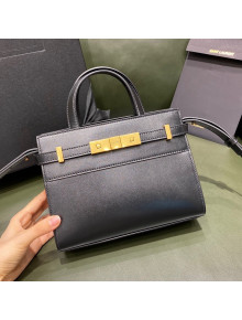 Saint Laurent Manhattan Nano Bag in Toothpick-Leather 593741 Black 2021