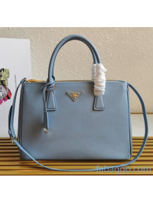 Prada Medium Saffiano Leather Prada Galleria Bag 1BA274 Light Blue 2020