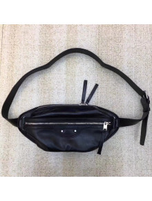 Balenciaga Leather Belt Bag Black