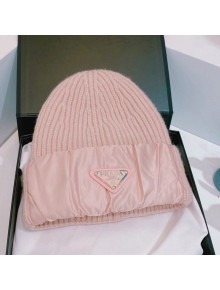 Prada Knit Hat Pink 2021 01