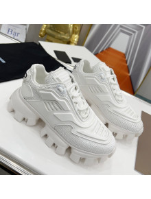 Prada Cloudbust Thunder Sequin Sneakers White 2021 21