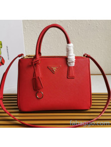 Prada Small Saffiano Leather Prada Galleria Bag 1BA863 Red 2020