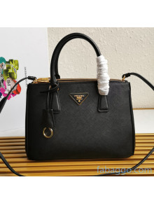 Prada Small Saffiano Leather Prada Galleria Bag 1BA863 Black 2020