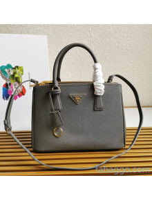 Prada Small Saffiano Leather Prada Galleria Bag 1BA863 Grey 2020