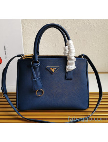 Prada Small Saffiano Leather Prada Galleria Bag 1BA863 Blue 2020