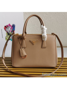 Prada Small Saffiano Leather Prada Galleria Bag 1BA863 Apricot 2020