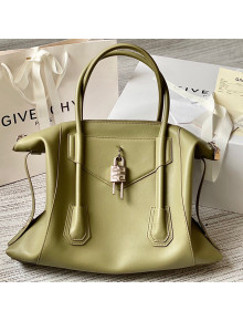 Givenchy Medium Antigona Soft Lock Bag in Smooth Leather Light Yellow 2022