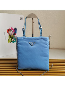 Prada Nylon Bucket Bag 1BA254 Blue 2021